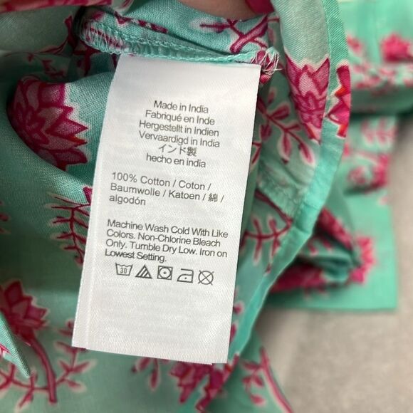 J. Crew Factory BF817 Lightweight cotton floralshirt in signature fit size small - Picture 8 of 9